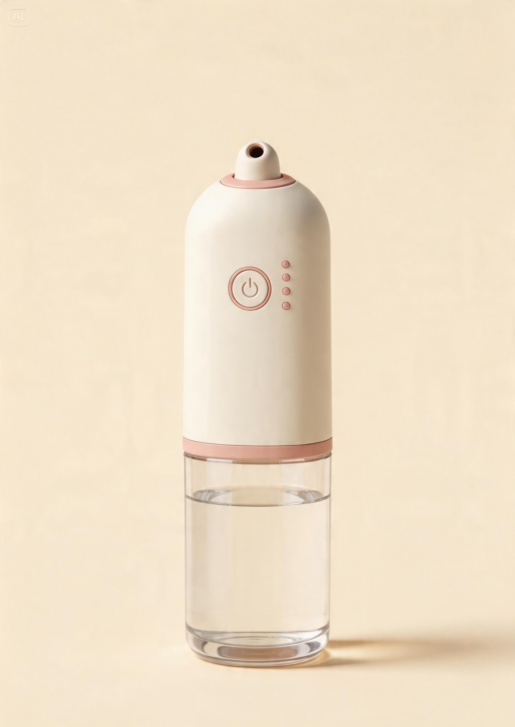 The palm-size Pore Reset device held in one hand